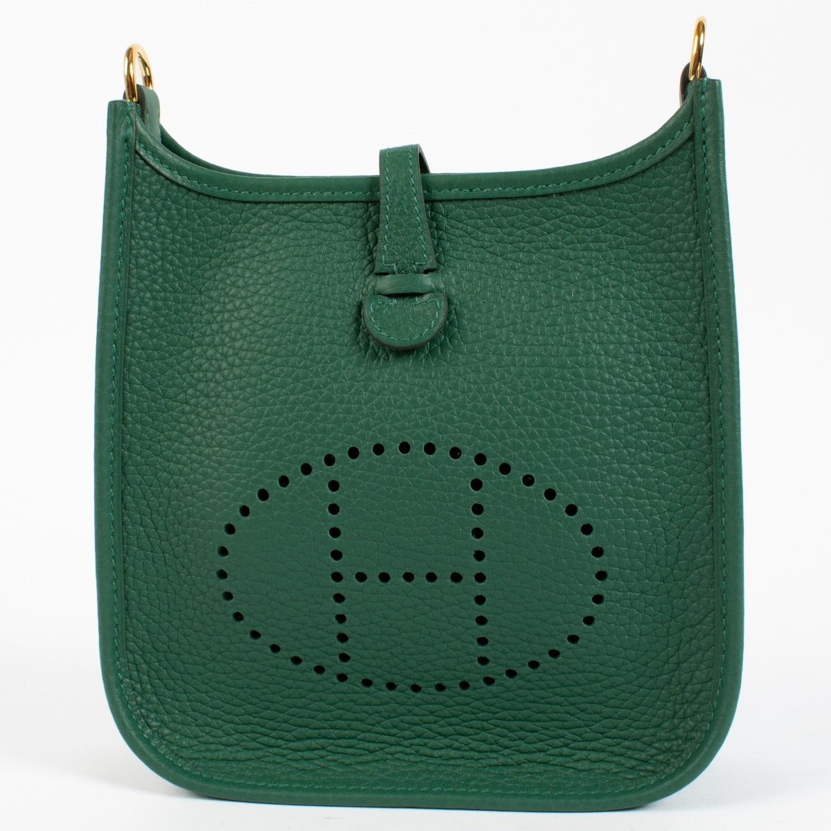 Hermès Evelyne 16 Vert Moyen Clemence GHW