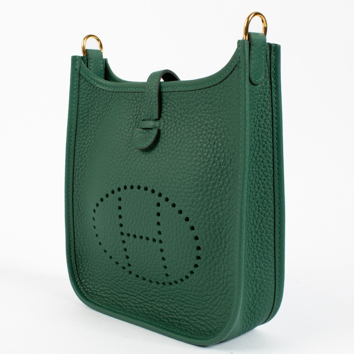 Hermès Evelyne 16 Vert Moyen Clemence GHW