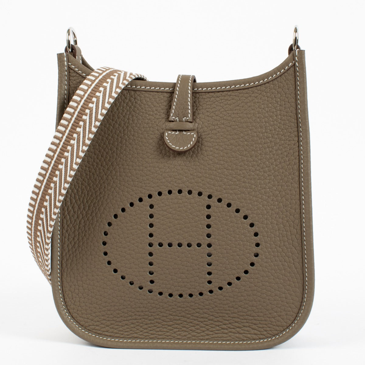 Hermès Evelyne 16 Etoupe Clemence Sangle Cavale PHW