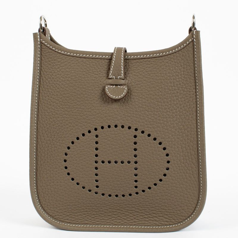 Hermès Evelyne 16 Etoupe Clemence Sangle Cavale PHW
