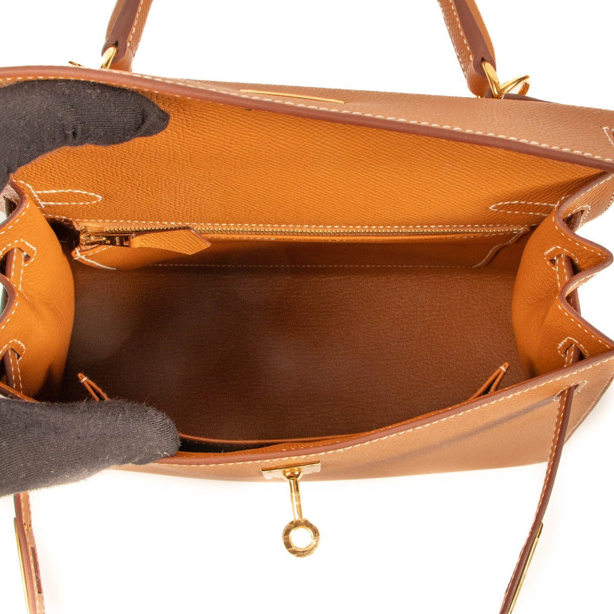 Hermès Kelly 25 Gold Epsom GHW