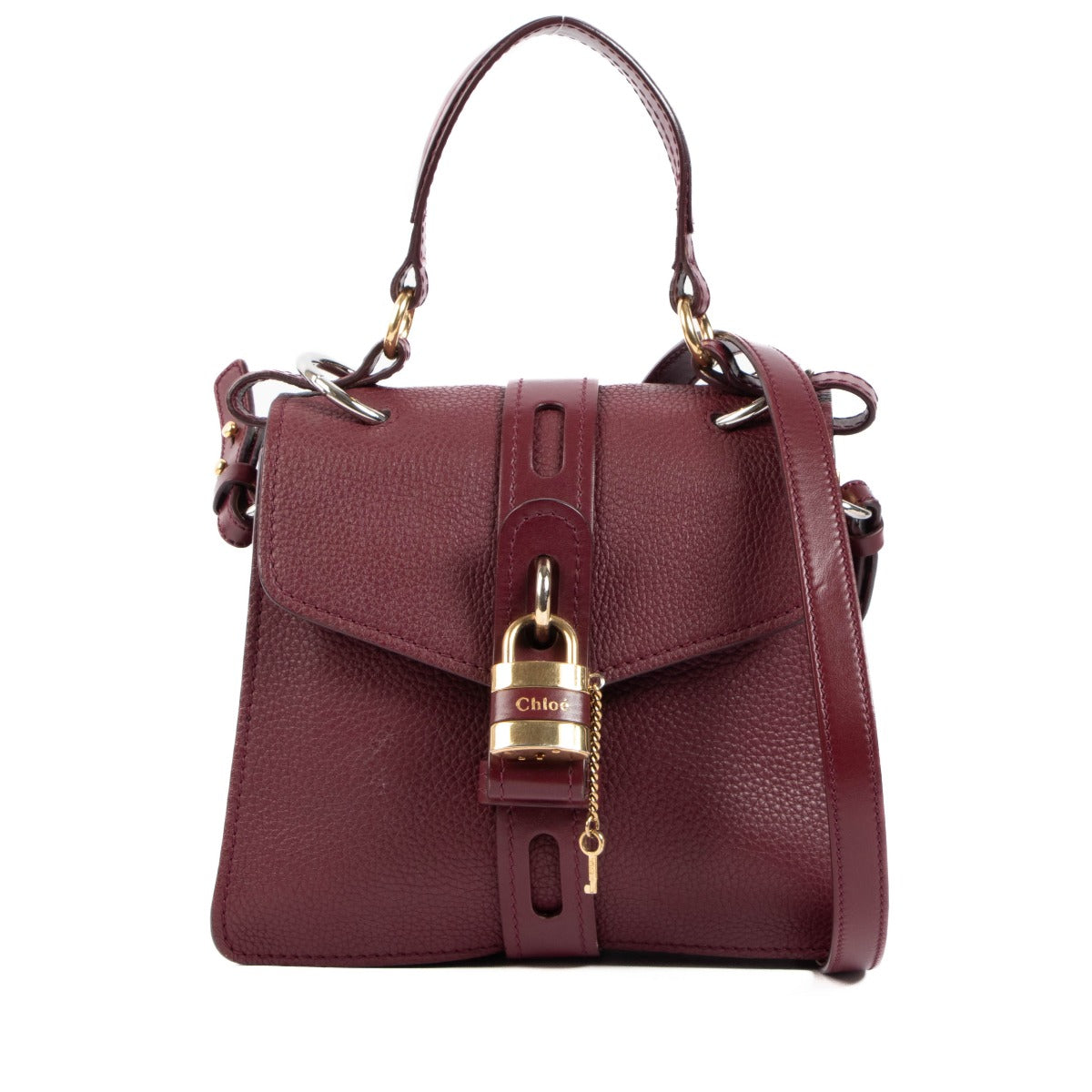 Chloé Burnt Mahogany Small Aby Day Bag