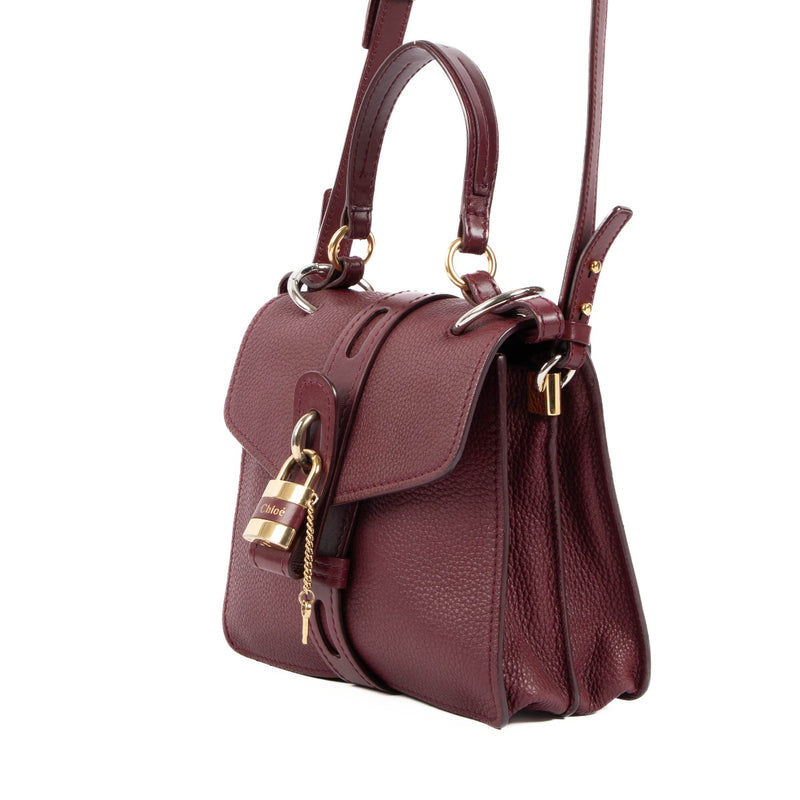 Chloé Burnt Mahogany Small Aby Day Bag