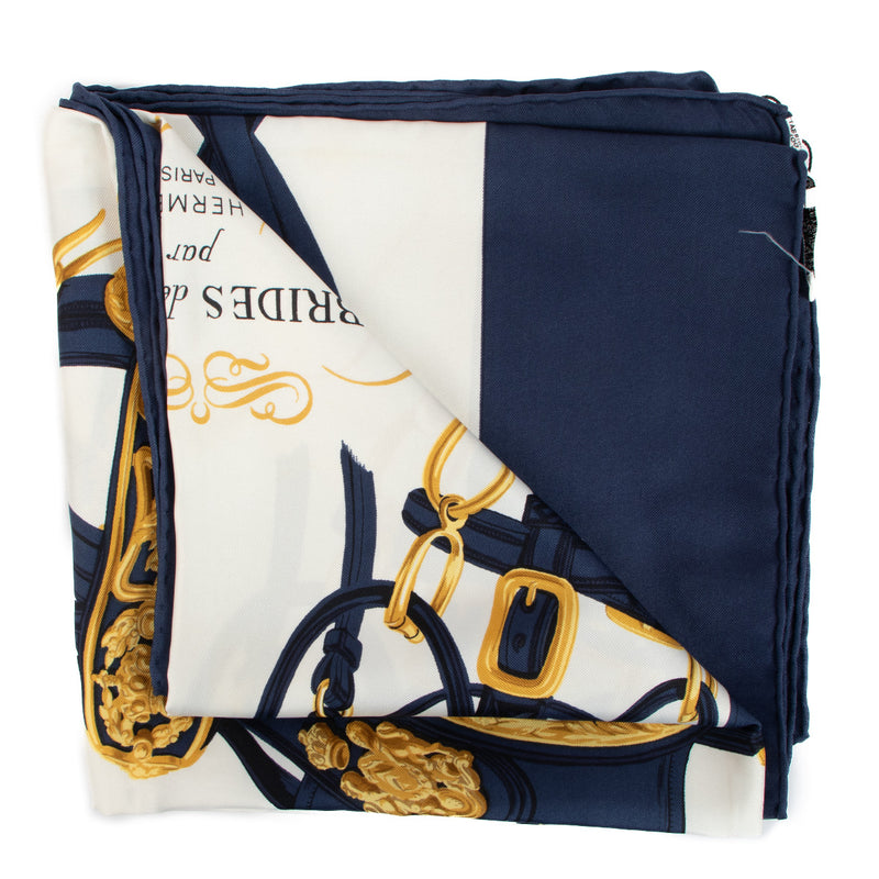 Hermès Multicolor Brides de Gala Silk 90 Scarf