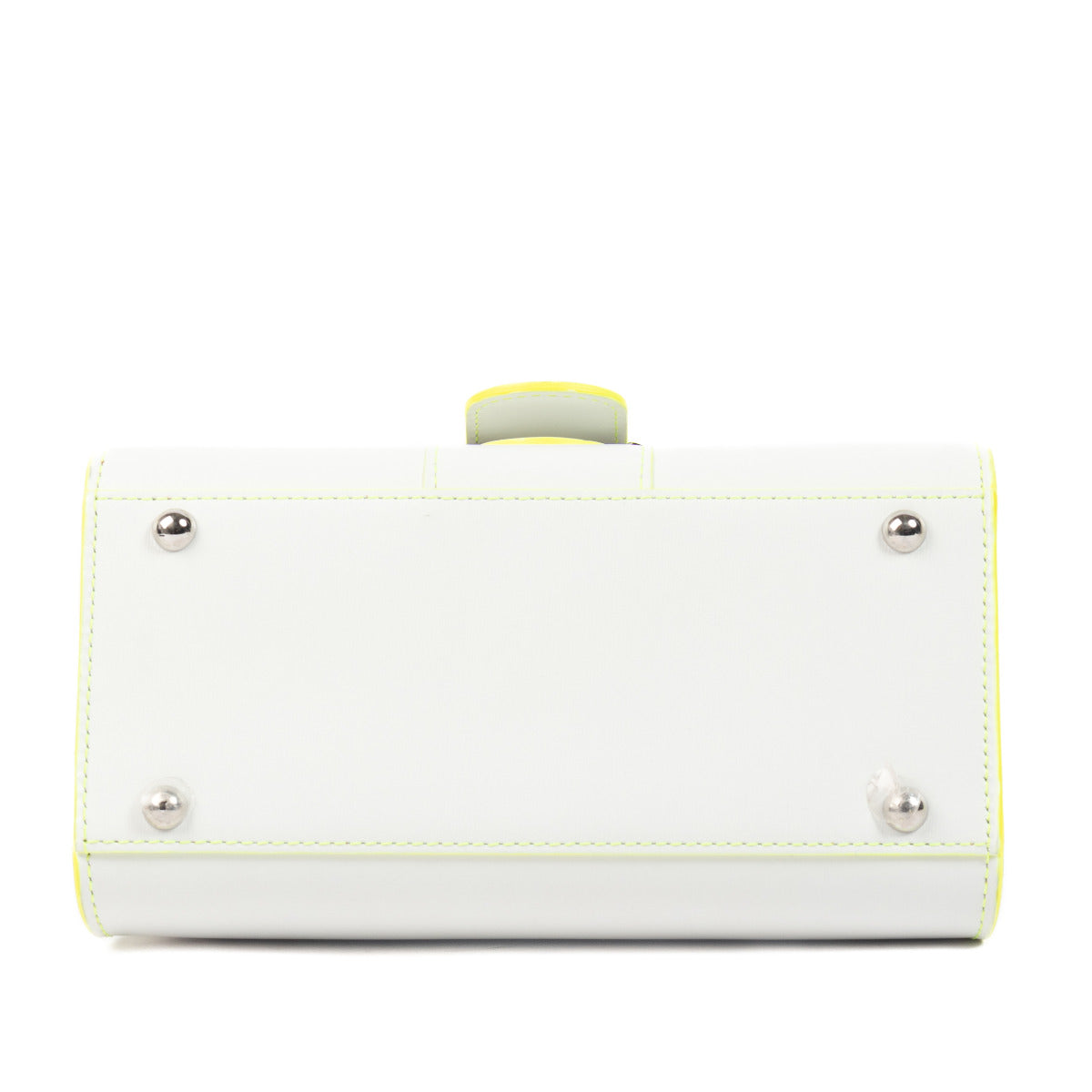 Sac Delvaux Brillant Mini en veau box blanc optique/néon Memphis