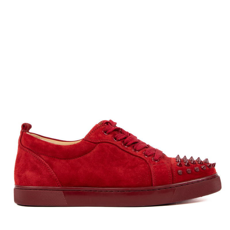Christian Louboutin Red Suede Sneakers - size 38 for the best price