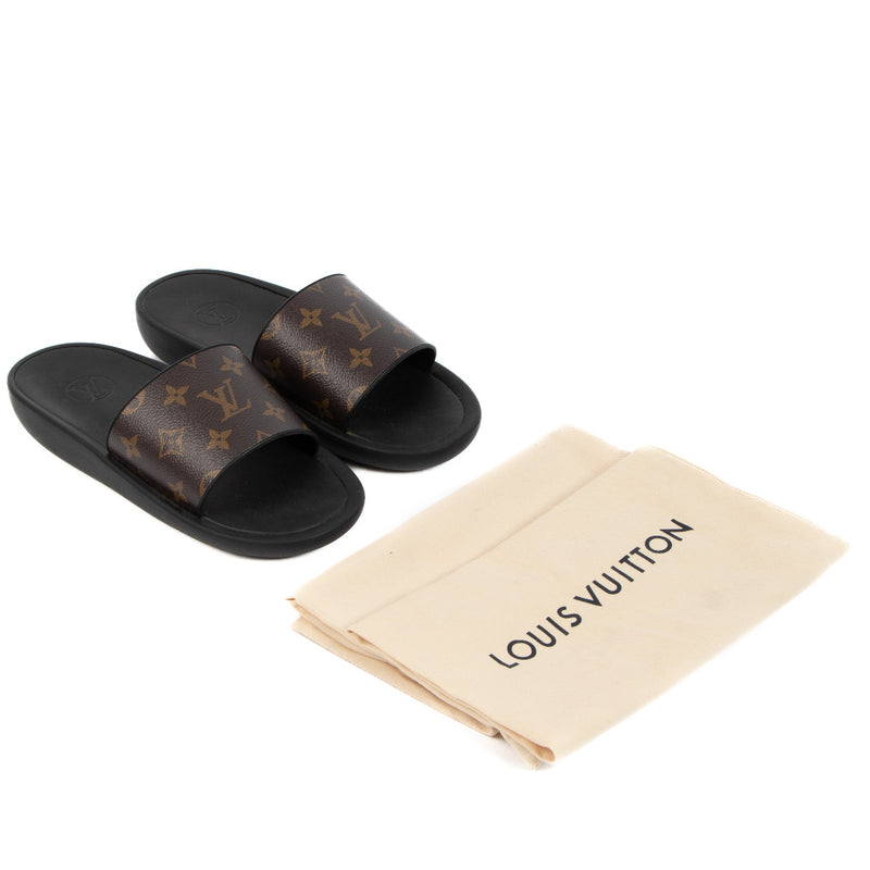 Louis Vuitton Sunbath Monogram Slipper Flats - size 40