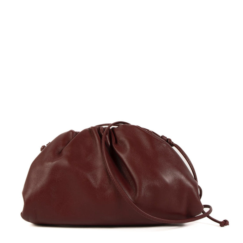 Bottega Veneta Burgundy Mini Pouch Crossbody Bag