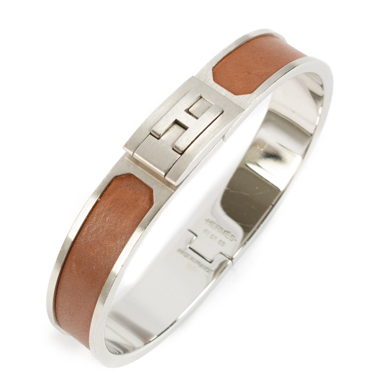 Hermès Fauve Barenia Jet Bracelet - Size T5