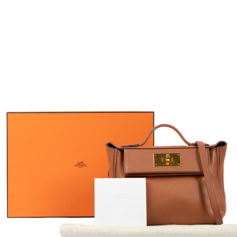 Hermès 24/24 21 Gold Swift GHW