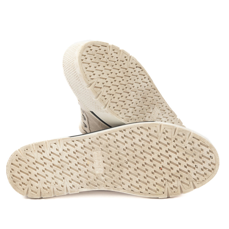 Hermès Beige Toile Sneakers - size 38,5