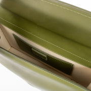 Authentic second hand Jacquemus Khaki Leather Le Bambinou Bag on Labellov.com