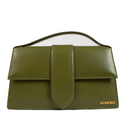 Authentic second hand Jacquemus Khaki Leather Le Bambinou Bag on Labellov.com