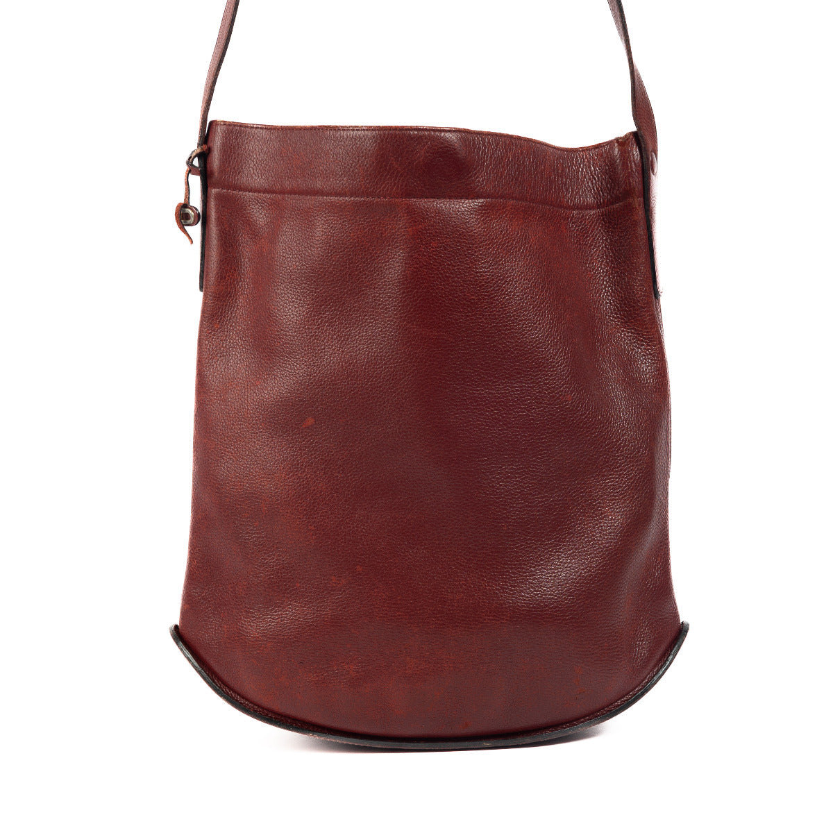 Delvaux Vintage Le Pin Burgundy Crossbody Bag