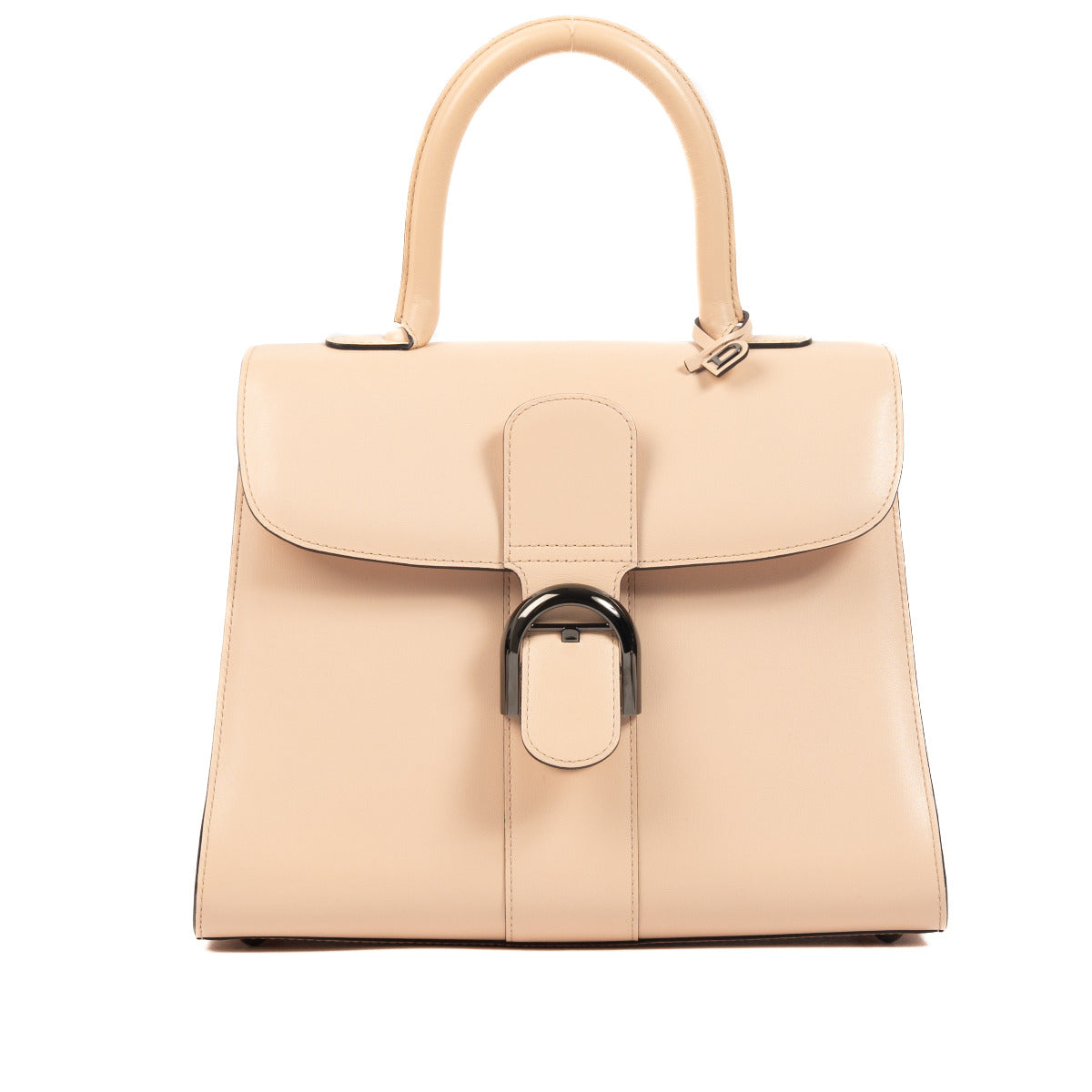 Delvaux Nude Pink Brillant MM Box Calf Bag