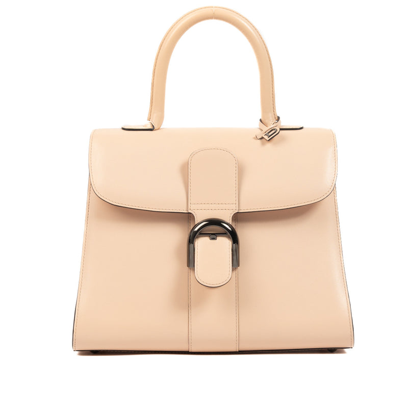 Delvaux Nude Pink Brillant MM Box Calf Bag