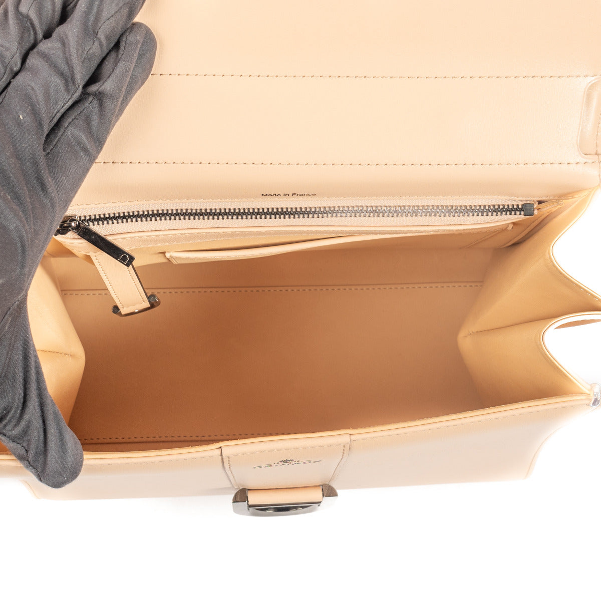 Sac Delvaux Brillant MM Box Calf Rose Nude