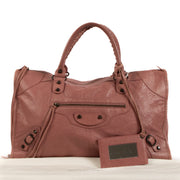 Shop 100% authentic second-hand Balenciaga Pink Azalee Work Shoulder Bag on Labellov.com