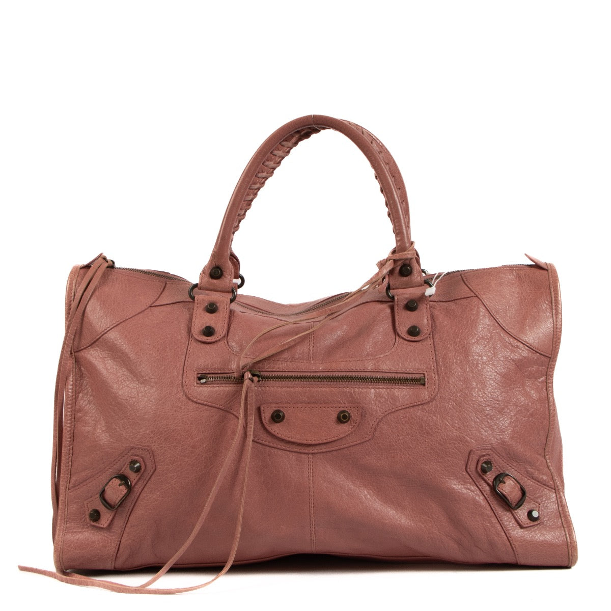 Shop 100% authentic second-hand Balenciaga Pink Azalee Work Shoulder Bag on Labellov.com