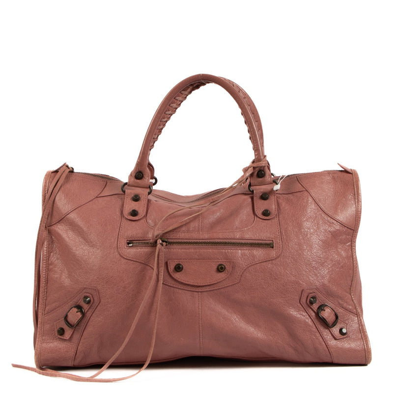 Shop 100% authentic second-hand Balenciaga Pink Azalee Work Shoulder Bag on Labellov.com