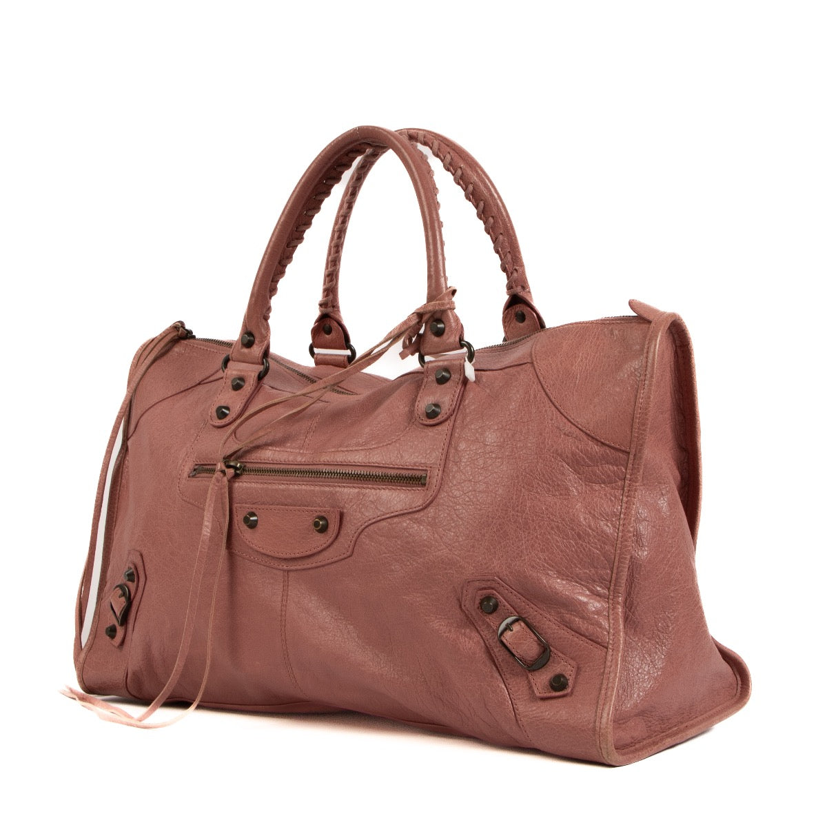 Shop 100% authentic second-hand Balenciaga Pink Azalee Work Shoulder Bag on Labellov.com