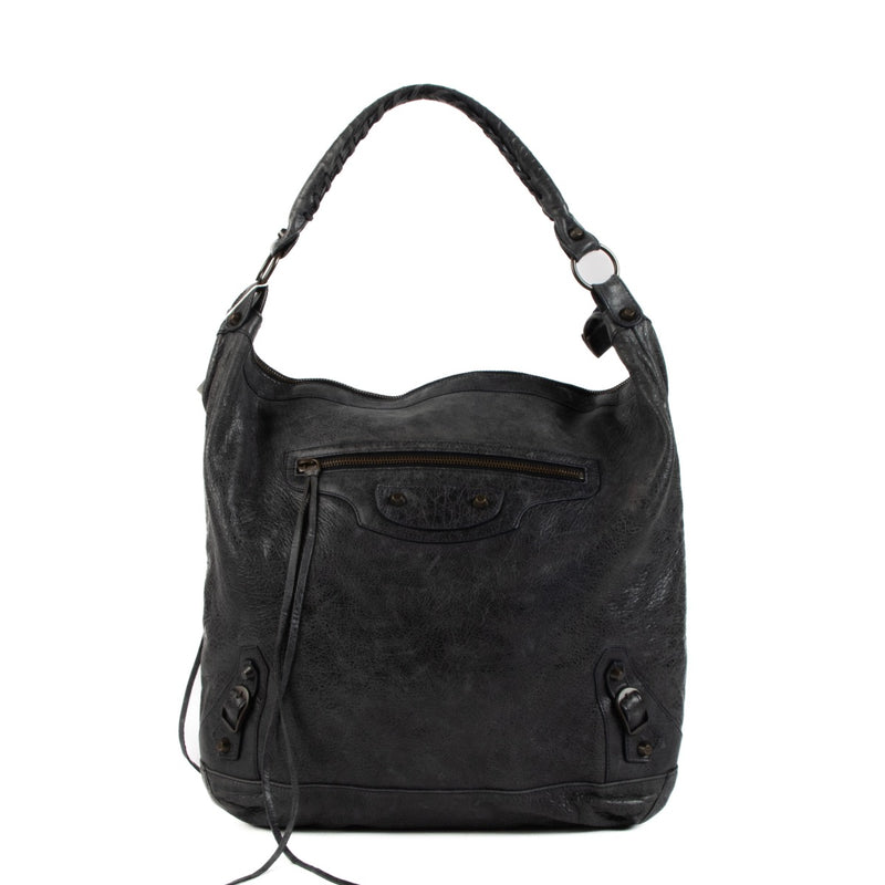 shop 100% authentic second hand Balenciaga Blue Motorcross Classic Day Shoulder Bag on Labellov.com