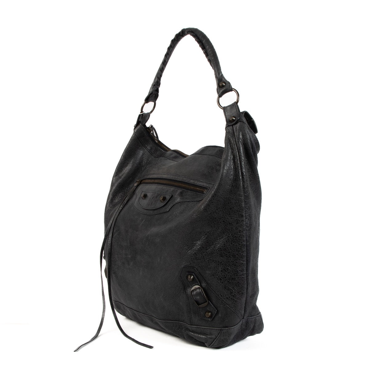shop 100% authentic second hand Balenciaga Blue Motorcross Classic Day Shoulder Bag on Labellov.com