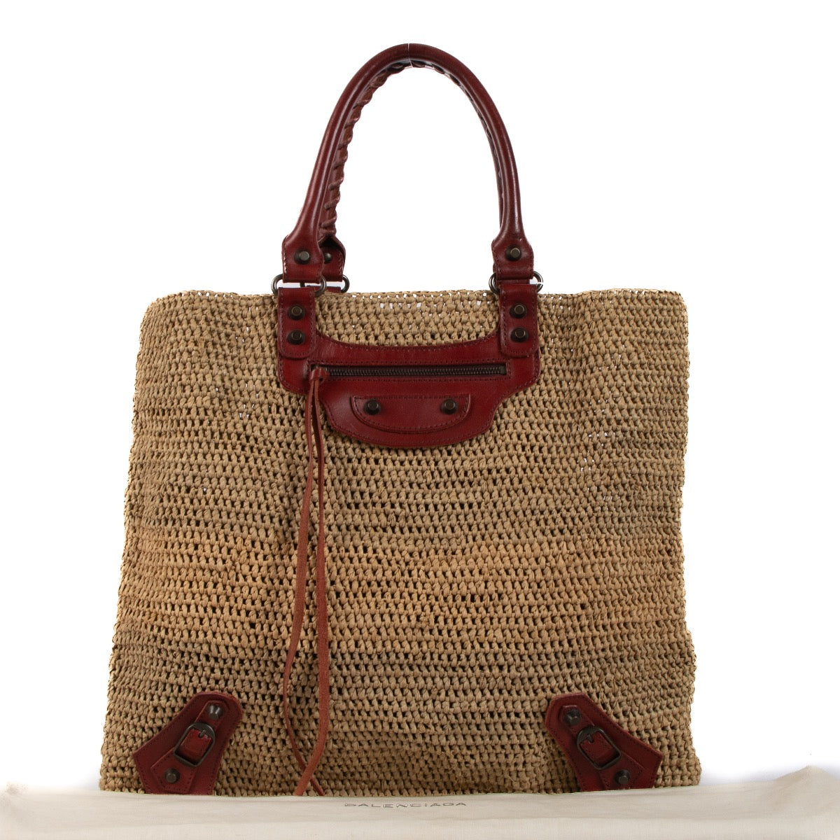 shop 100% authentic second hand Balenciaga Beige Raffia Shoulder bag on Labellov.com