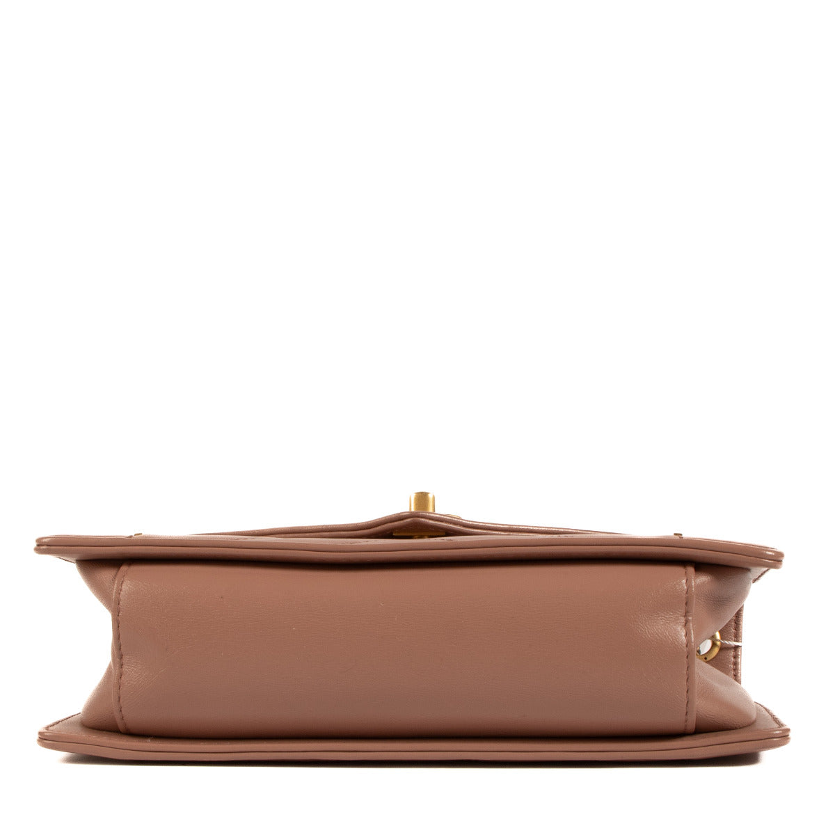 Chanel Dusty Roze Chevron Lamsleren Crossbodytas met Klep