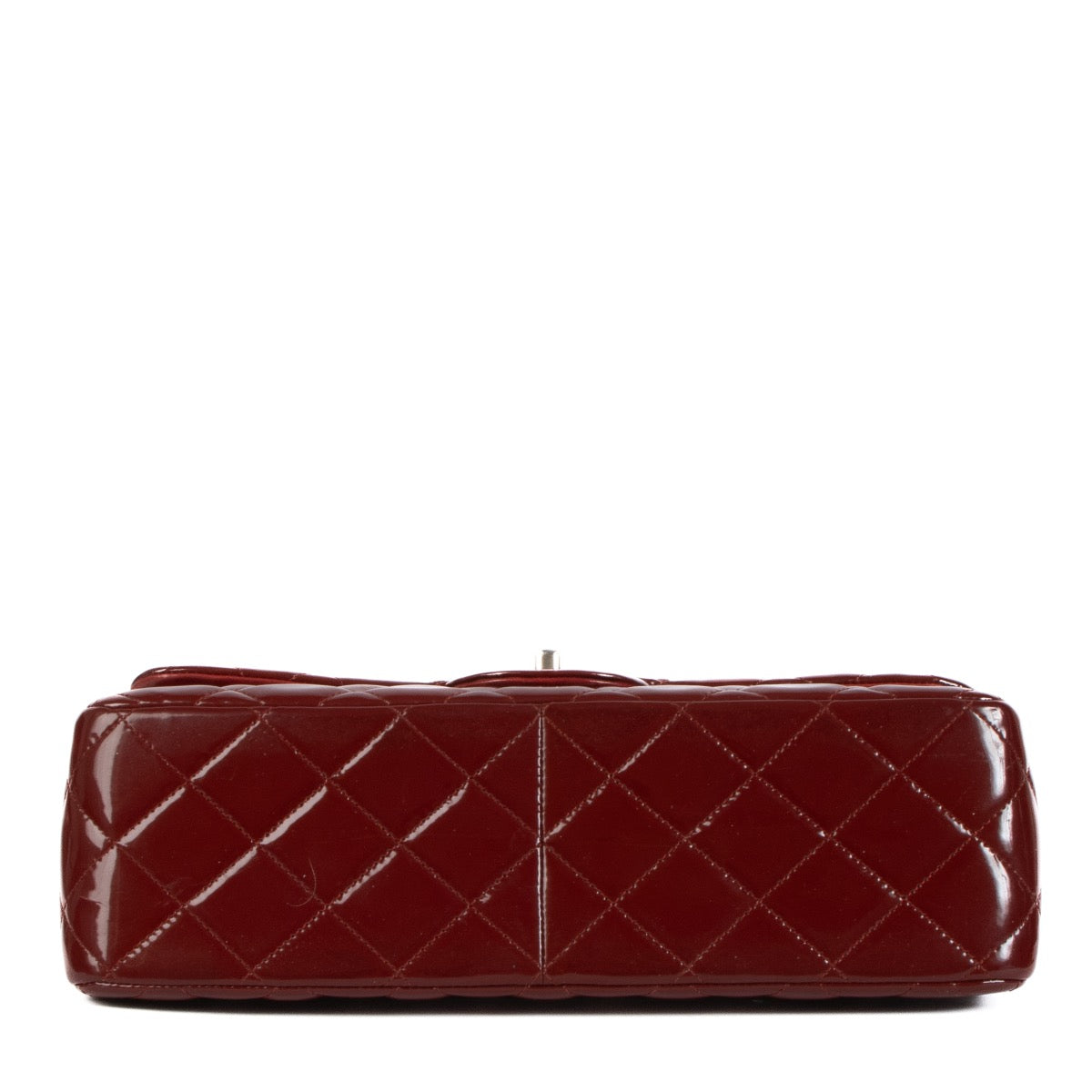 shop 100% authentic second hand Chanel Red Classic Patent Flap Bag on Labellov.com