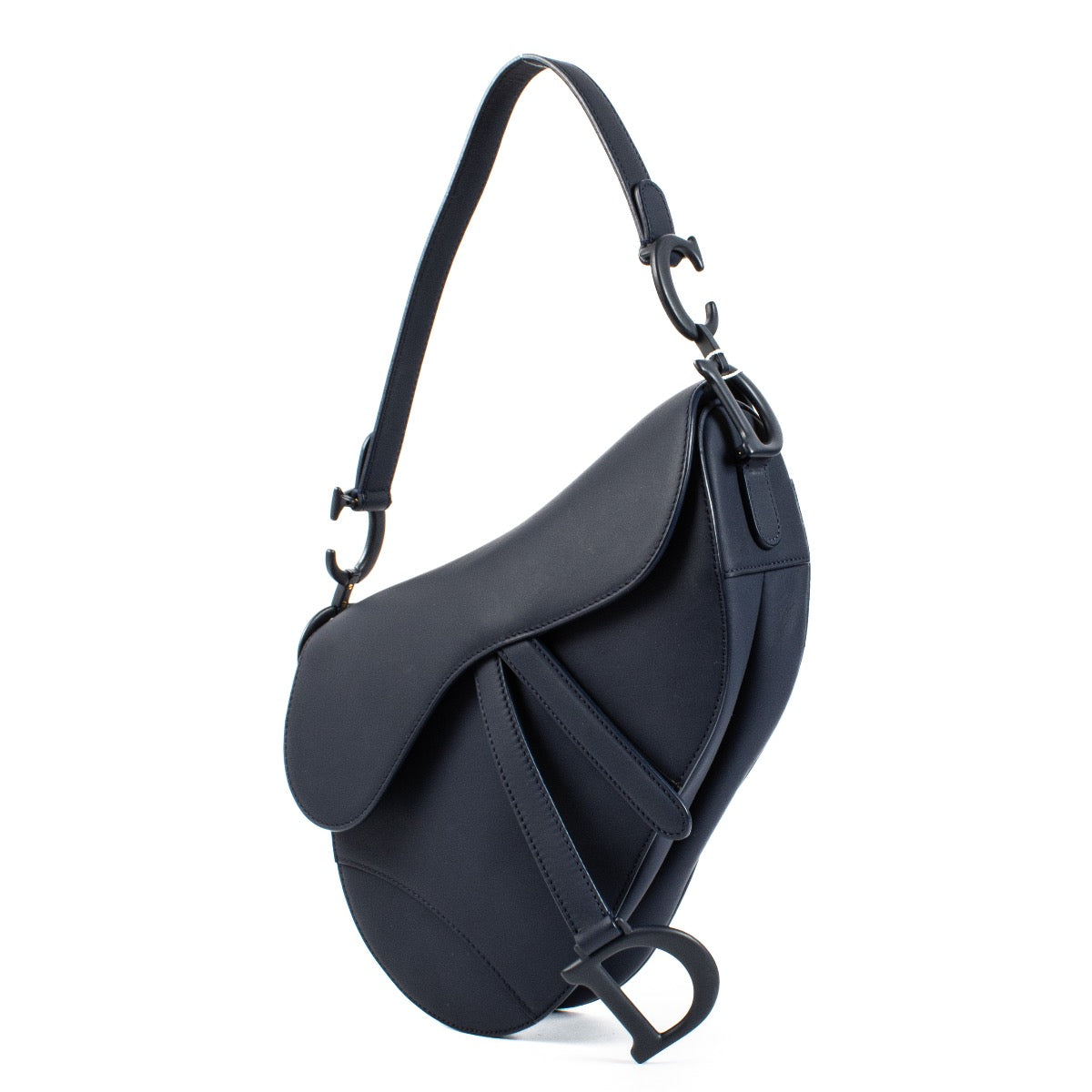 shop 100% authentic second hand Christian Dior Blue Ultramatte Saddle Bag on Labellov.com