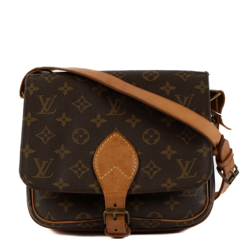 Shop safe online at Labellov in Antwerp, Brussels and Knokke this 100% authentic second hand Louis Vuitton Monogram Canvas Cartouchiere MM Crossbody