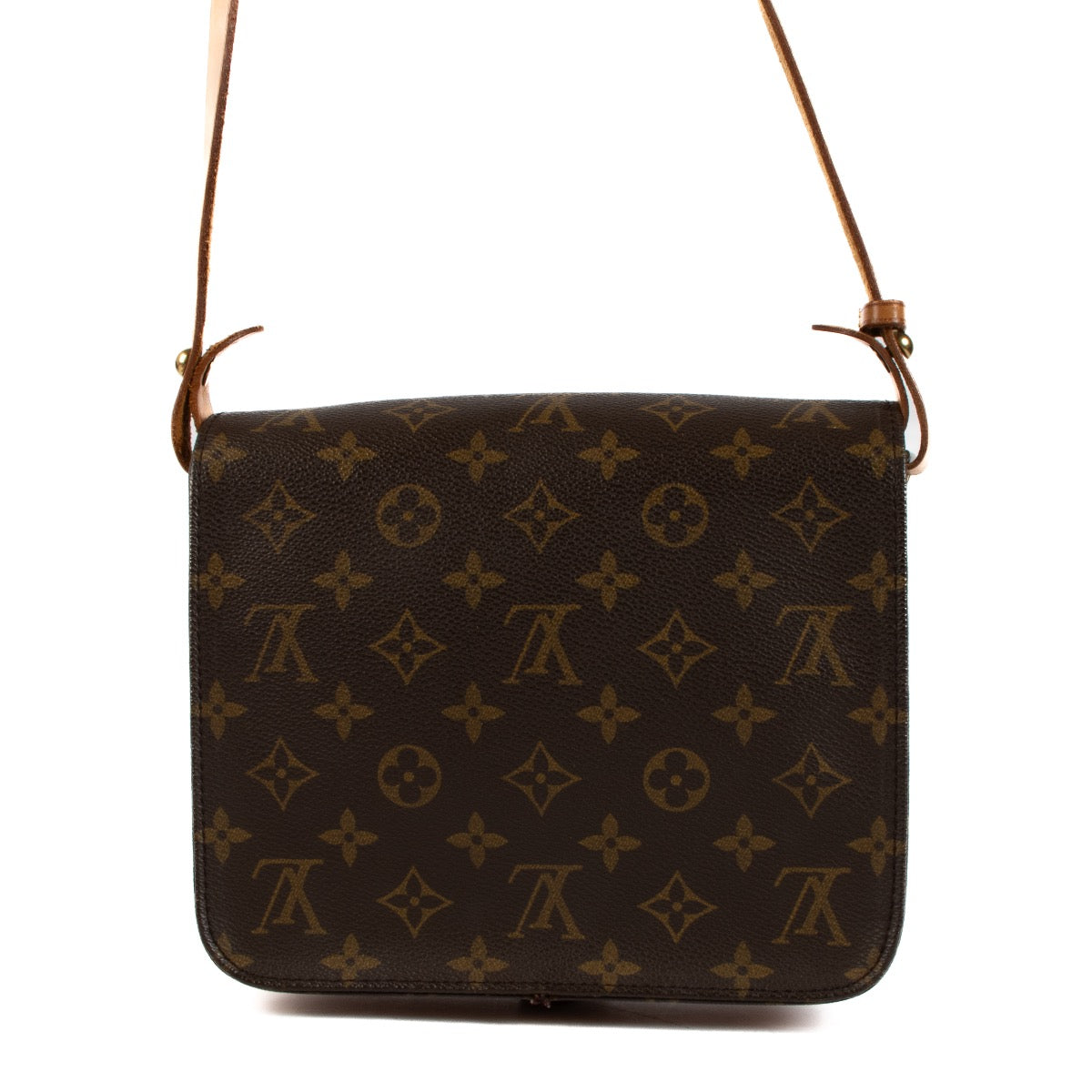 Shop safe online at Labellov in Antwerp, Brussels and Knokke this 100% authentic second hand Louis Vuitton Monogram Canvas Cartouchiere MM Crossbody