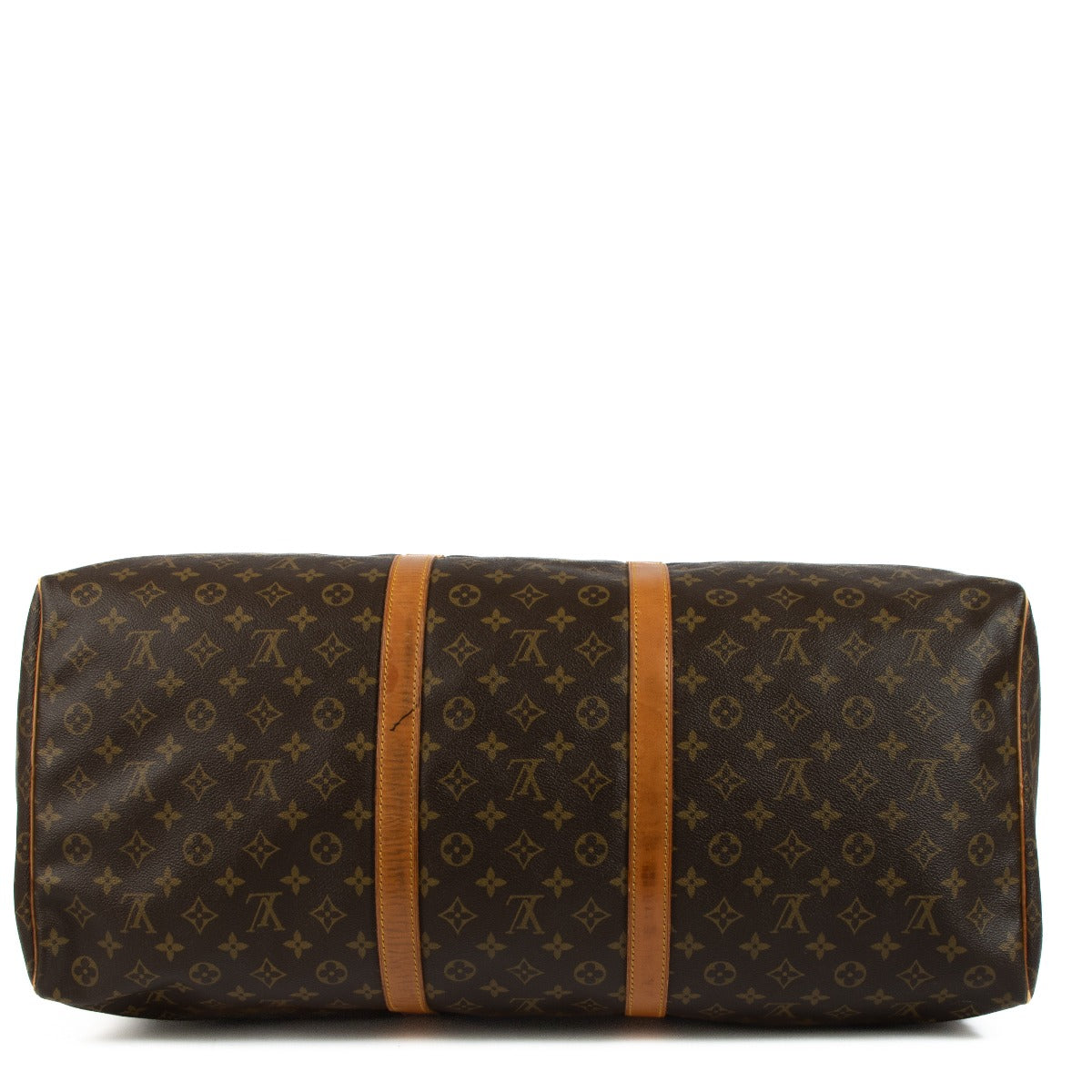 Shop safe online at Labellov in Antwerp, Brussels and Knokke this 100% authentic second hand Louis Vuitton Monogram Keepall 60 Travel Bag