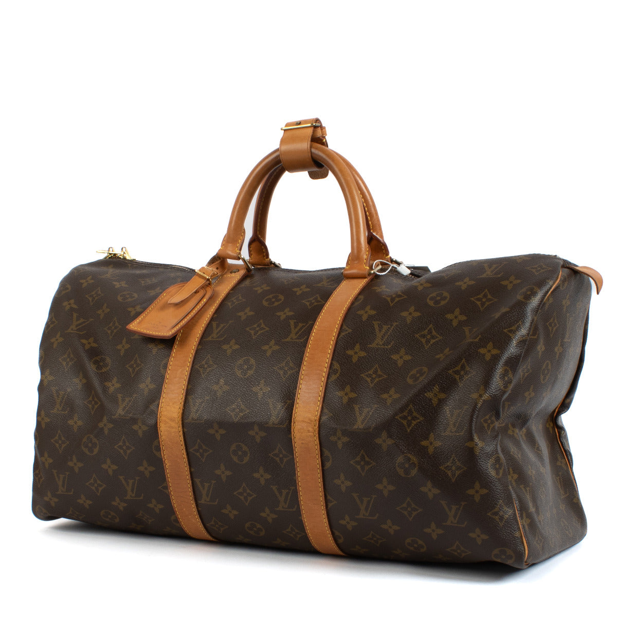 Louis Vuitton Monogram Canvas Keepall 50 Travel Bag