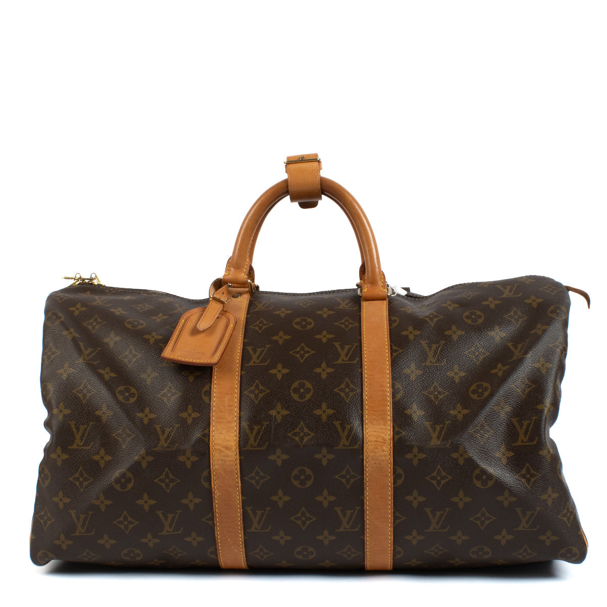 Louis Vuitton Monogram Canvas Keepall 50 Travel Bag