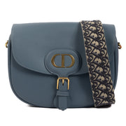 Shop Safe online at Labellov in Antwerp this 100% authentic second hand Christian Dior Blue Box Calfskin Bobby Shoulder Bag