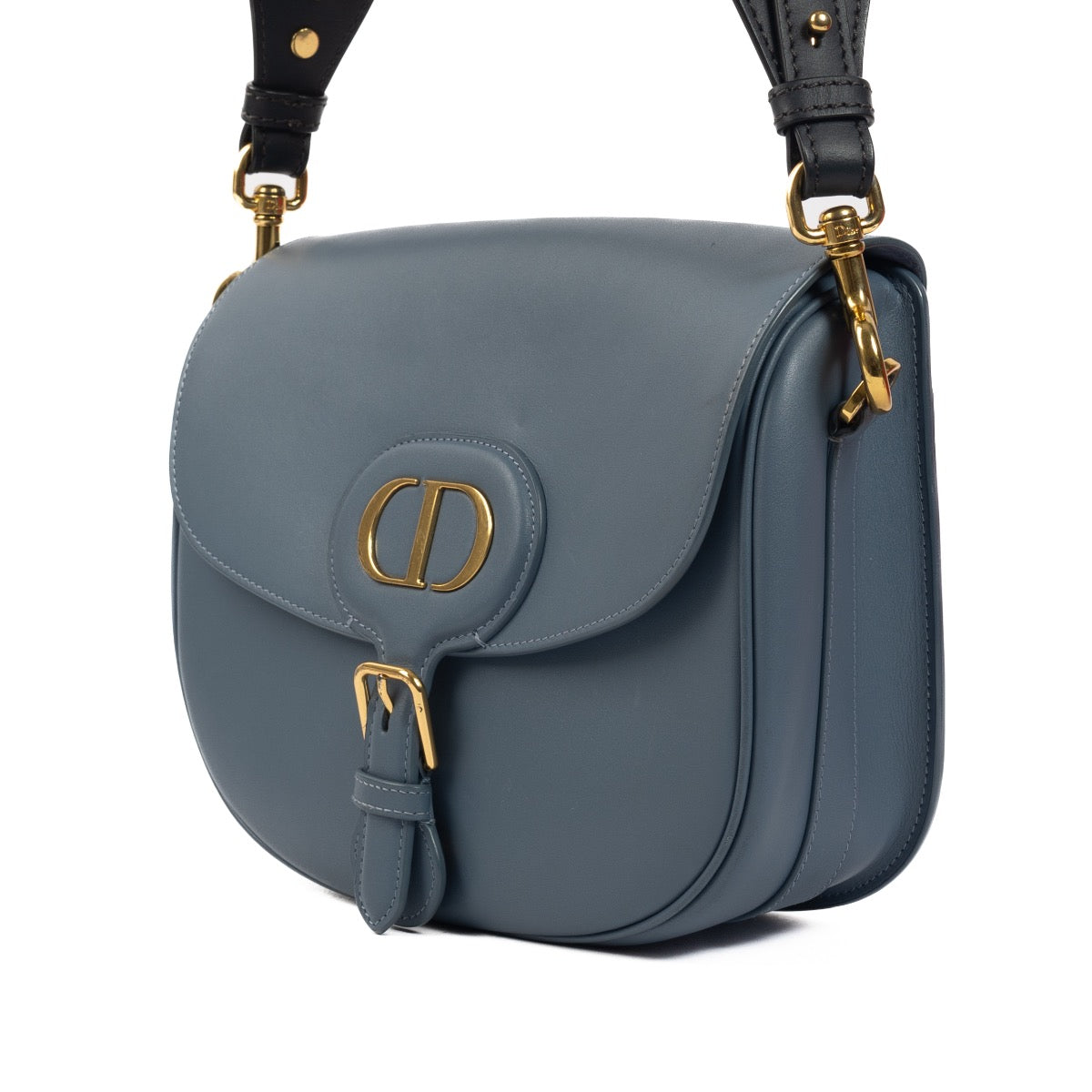 Shop Safe online at Labellov in Antwerp this 100% authentic second hand Christian Dior Blue Box Calfskin Bobby Shoulder Bag