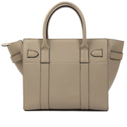 Buy an authentic Mulberry Grey Grained Leather Small Zipped Bayswater Bag on LabelLov.com