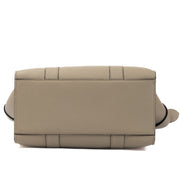 Buy an authentic Mulberry Grey Grained Leather Small Zipped Bayswater Bag on LabelLov.com