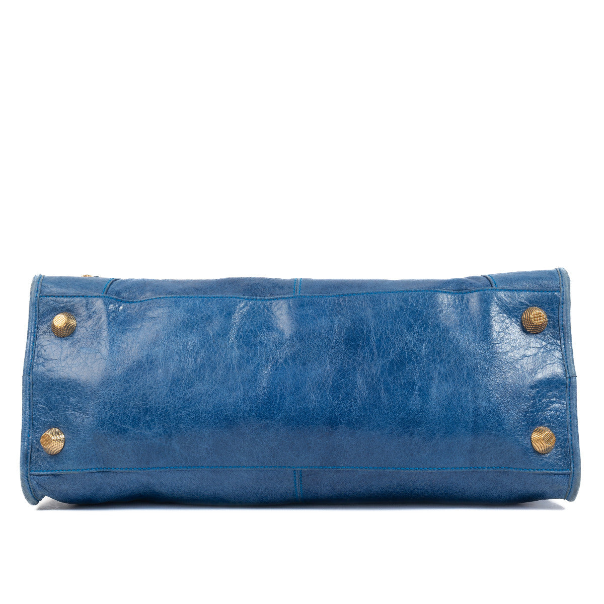 Sac Balenciaga Giant Part-Time en cuir électrique bleu