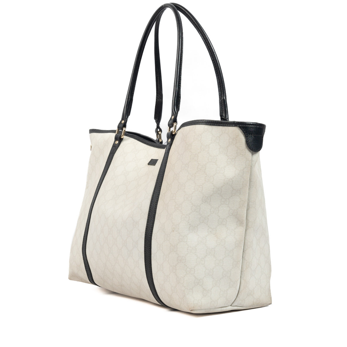 Gucci Witte GG Canvas Shopper Tas