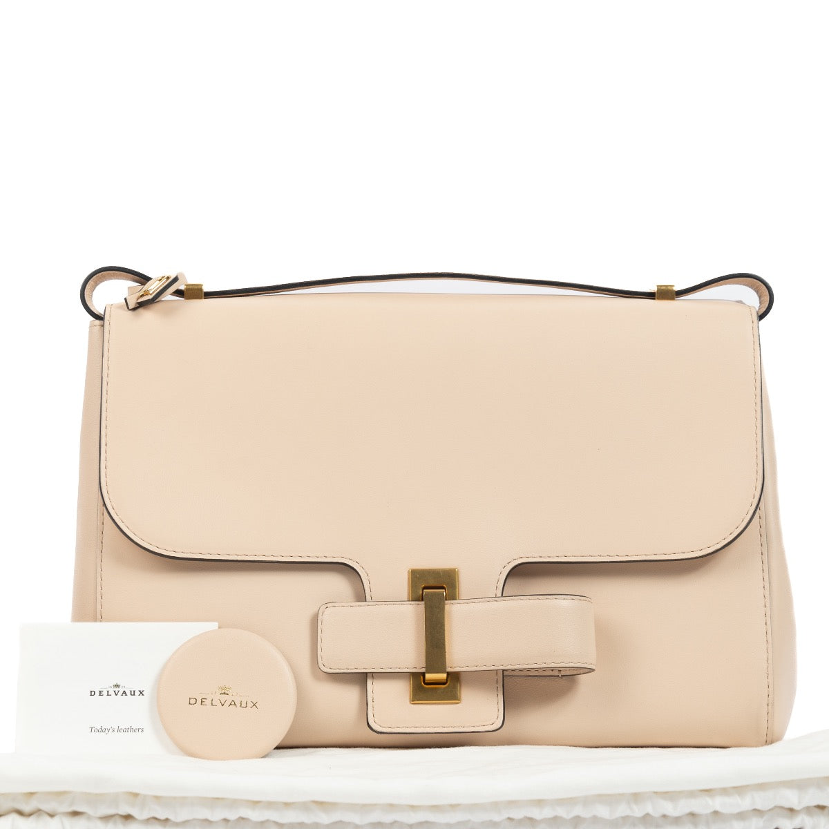 shop 100% authentic second hand Delvaux Simplissime City Nude Cadence Shoulder bag on Labellov.com