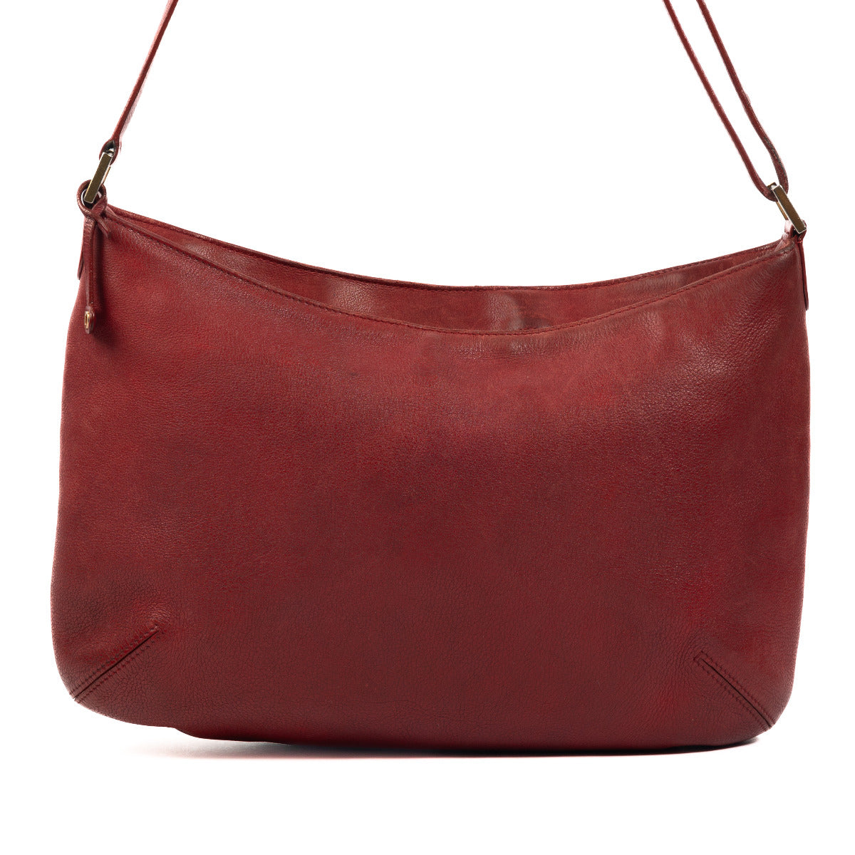 Delvaux Rode Louise Besace Polo Crossbody Tas