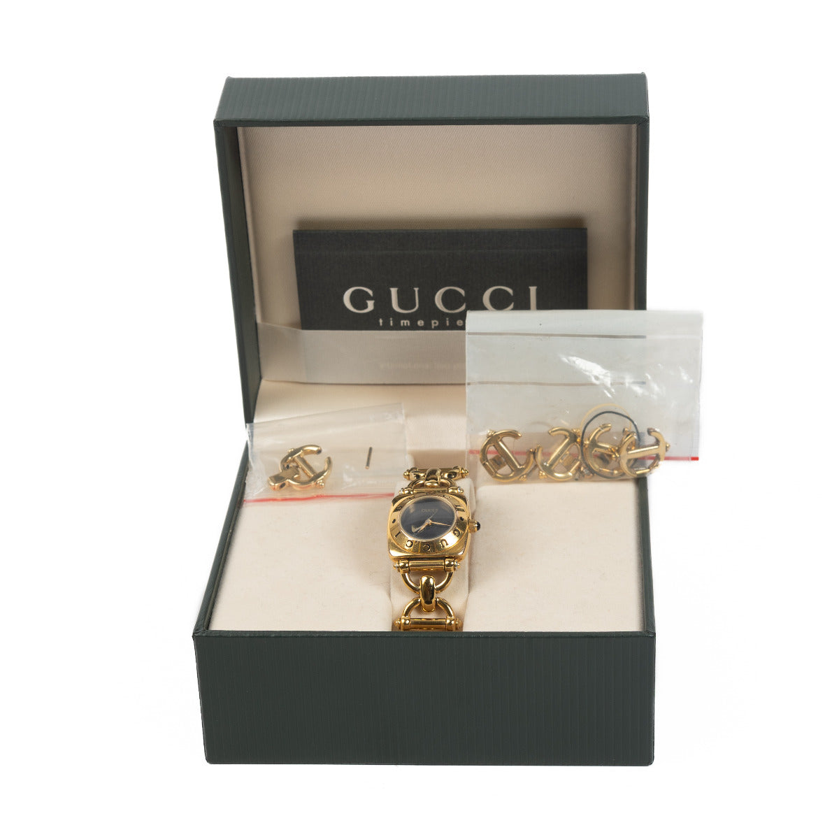 Gucci 6400L Gold-Plated Quartz Analog Ladies Watch