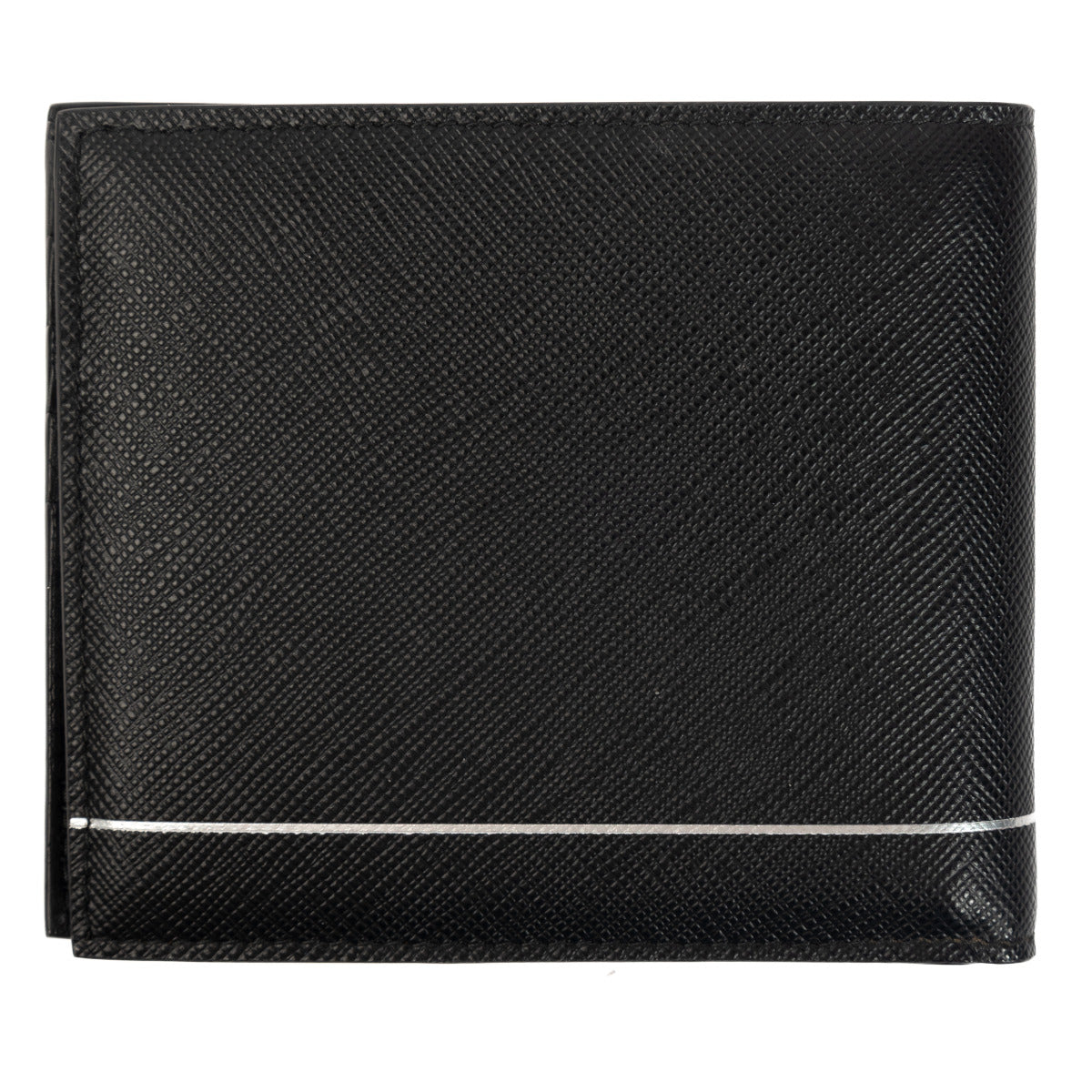 Prada Black Bifold Saffiano Wallet