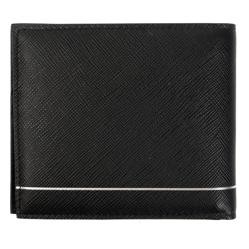 Prada Black Bifold Saffiano Wallet