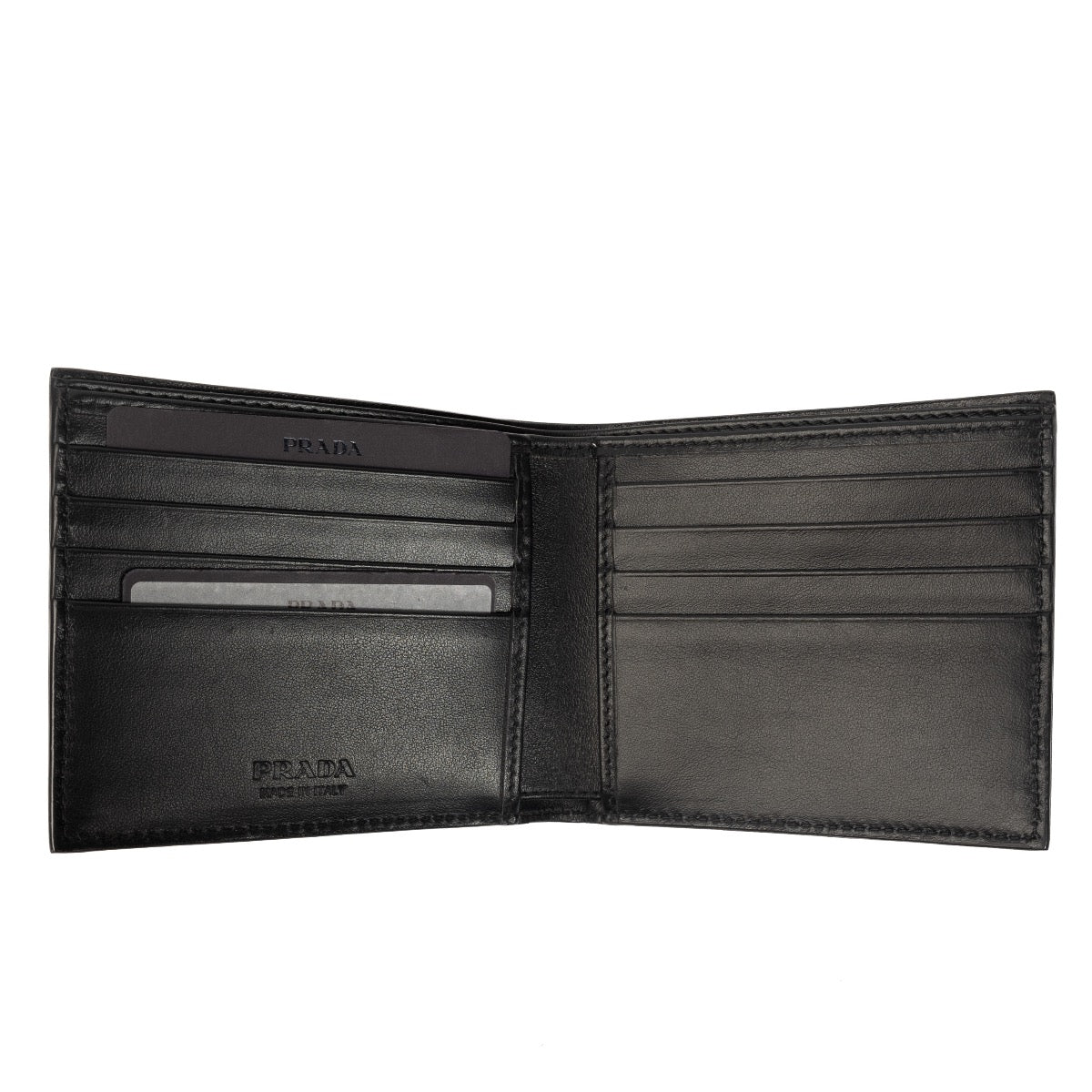 Shop 100% authentic second-hand Prada Black Bifold Saffiano Wallet on Labellov.com
