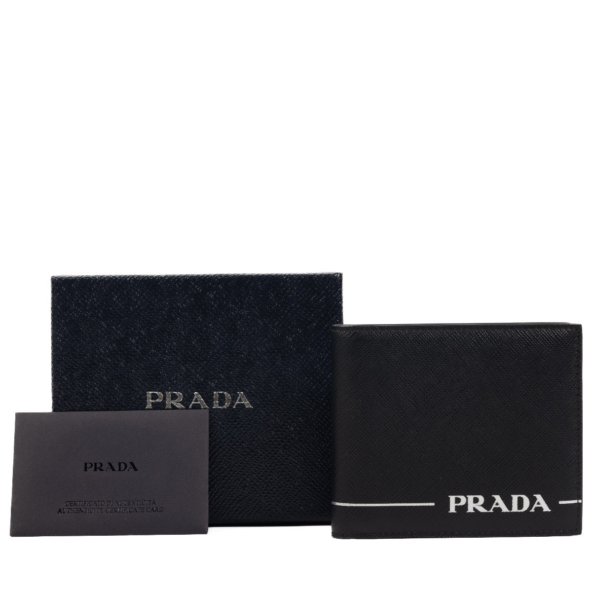 Shop 100% authentic second-hand Prada Black Bifold Saffiano Wallet on Labellov.com