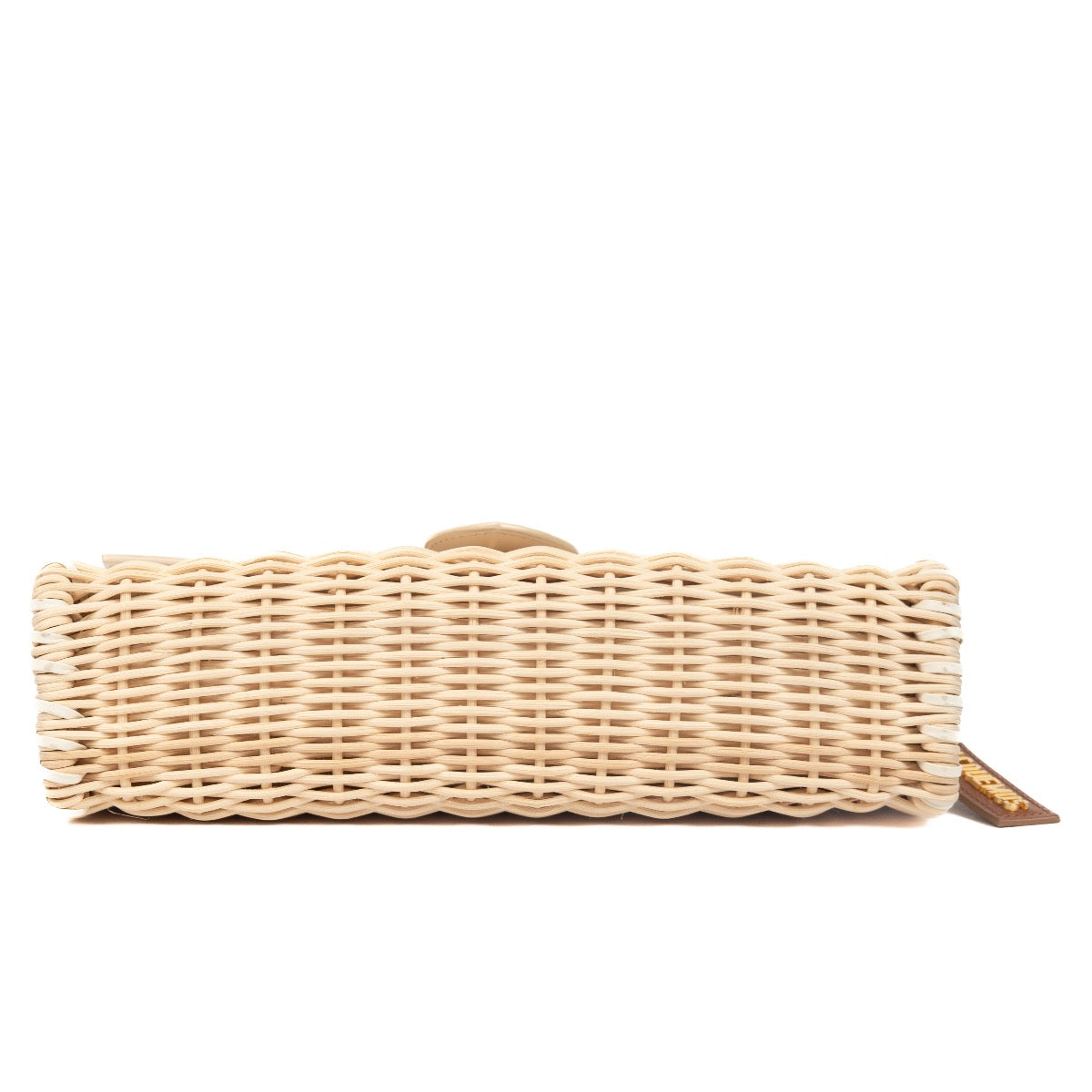 Shop 100% authentic second-hand Jacquemus White Le Bambino Wicker Bag on Labellov.com